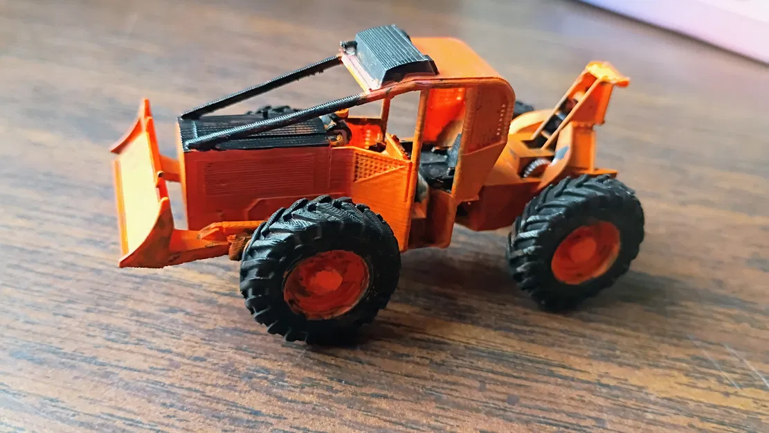 Timberjack 240A (bởi Starstreak Designs) tỉ lệ 1:87 - chuẩn HO scale - Image 1