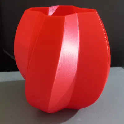 BÌNH HOA HÌNH TULIP TRỪU TƯỢNG