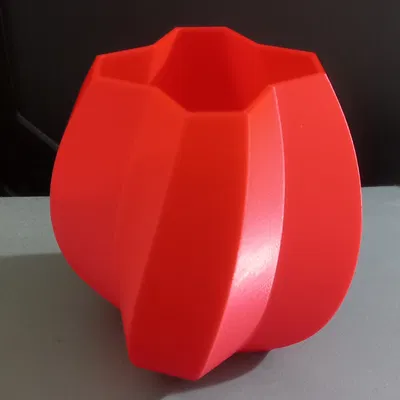 BÌNH HOA HÌNH TULIP TRỪU TƯỢNG