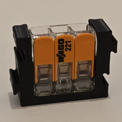 Đế gắn vít dạng module cho Wago 221-(412, 413, 415)