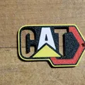Móc khóa logo CAT Caterpillar in 3D - Phụ kiện độc đáo cho chìa khóa - Thumbnail 1