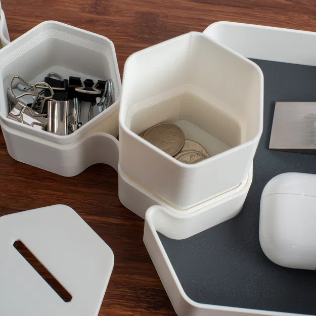 Khay Đựng Đồ Để Bàn Hexo Pod - Image 6