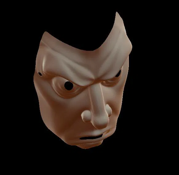 Mẫu in 3D Cartoon Face Mask ấn tượng và độc đáo - Image 4