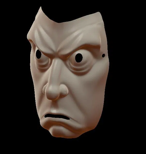 Mẫu in 3D Cartoon Face Mask ấn tượng và độc đáo - Image 5