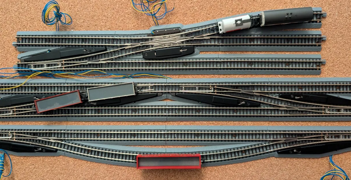 Bộ sưu tập nền đường lắp ghép cho mô hình xe lửa Marklin Z gauge (1:220) - Image 1