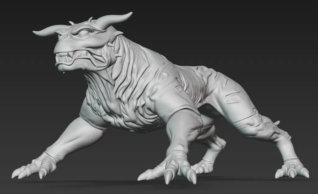 Mô hình 3D Terror Dog Ghostbusters chi tiết cao cho in Resin - Image 2