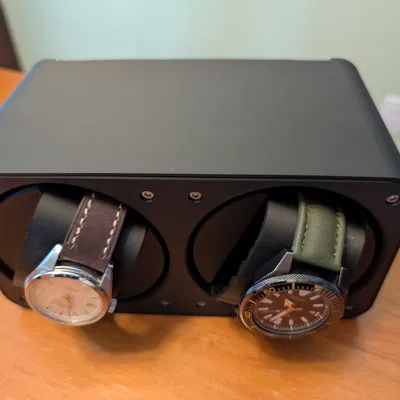Bộ xoay đồng hồ đôi (One piece double watch winder)