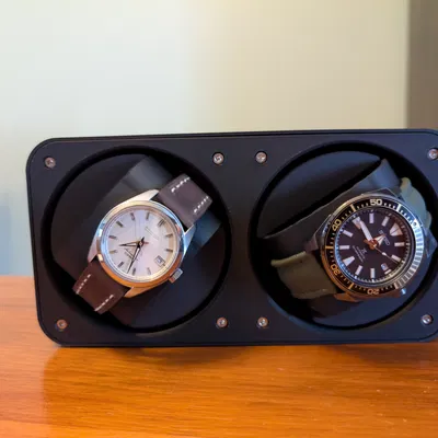 Bộ xoay đồng hồ đôi (One piece double watch winder)