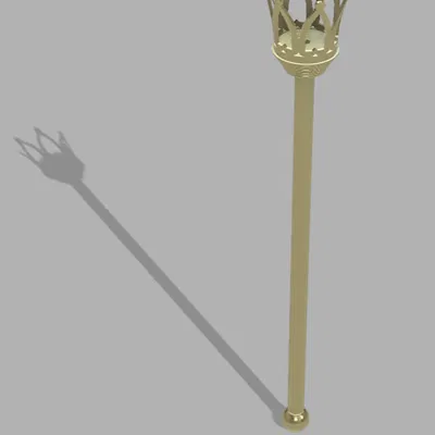 Mô hình gậy vương trượng (Crown Wand) có thể tùy chỉnh độ dài