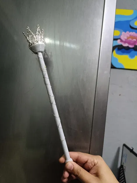 Mô hình gậy vương trượng (Crown Wand) có thể tùy chỉnh độ dài - Image 6