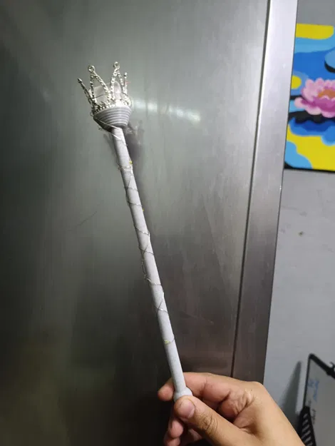 Mô hình gậy vương trượng (Crown Wand) có thể tùy chỉnh độ dài - Image 7