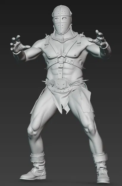 Mô hình 3D nhân vật Humungus - Chiến binh huyền thoại Mad Max 2 - Image 2