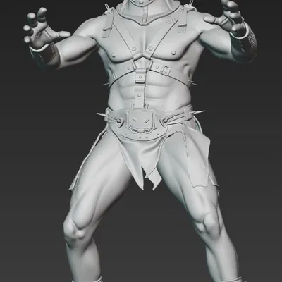 Mô hình 3D nhân vật Humungus - Chiến binh huyền thoại Mad Max 2