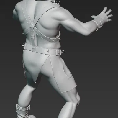 Mô hình 3D nhân vật Humungus - Chiến binh huyền thoại Mad Max 2