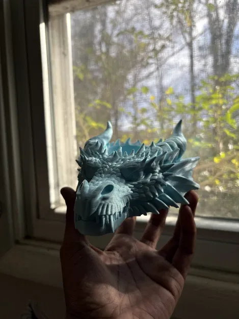 Khay đựng chìa khóa hình đầu rồng - Mô hình in 3D trang trí độc đáo - Image 3