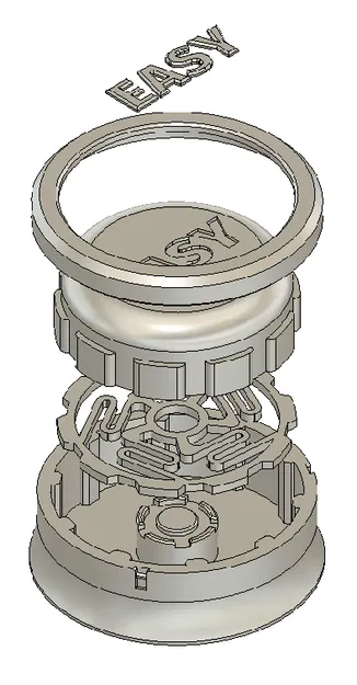 Nút bấm 'Easy' in 3D hoàn toàn - Image 2