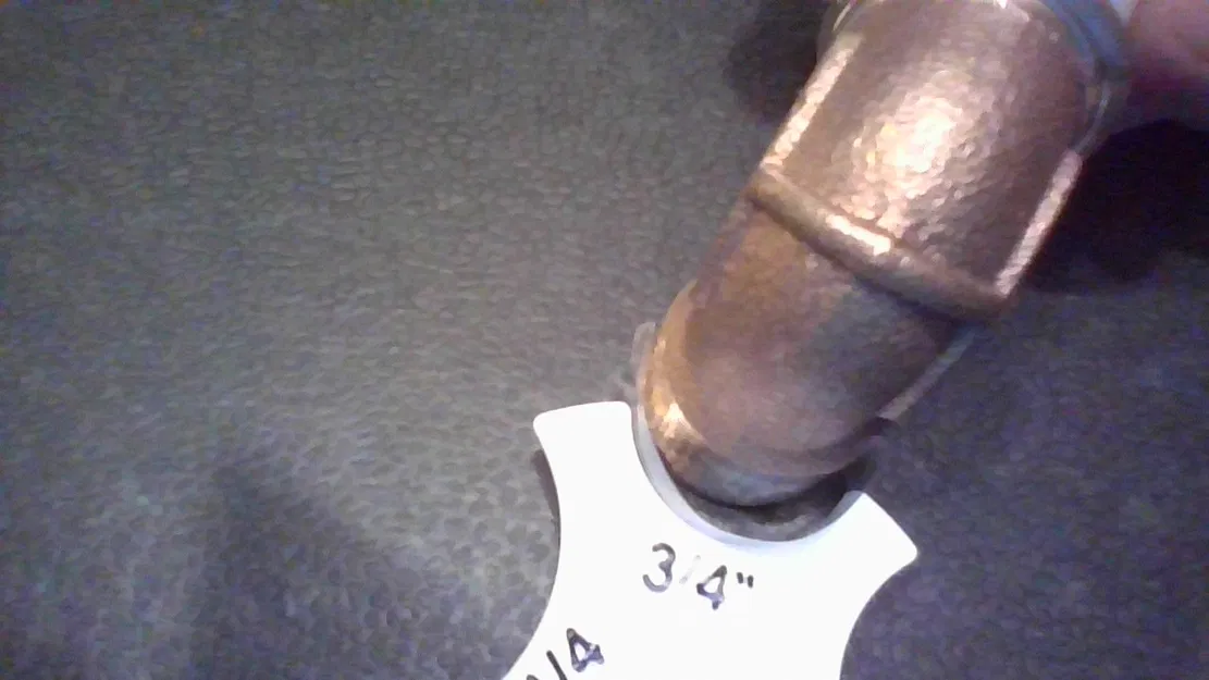 Thước đo bán kính ống nước tiện lợi cho thợ sửa chữa - Image 1