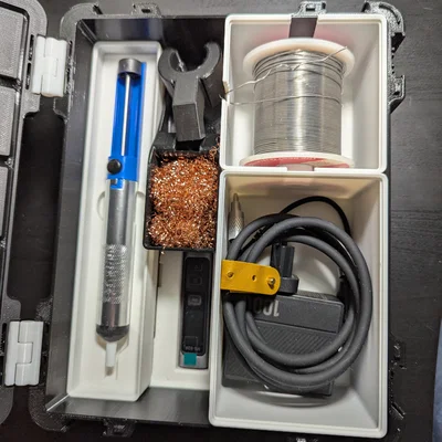 Khay Đựng Chì Hàn Gridfinity 2x2x12 Có Thể Xếp Chồng