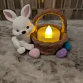 Chú Thỏ Phục Sinh Với Chiếc Giỏ Phát Sáng - Thumbnail 1