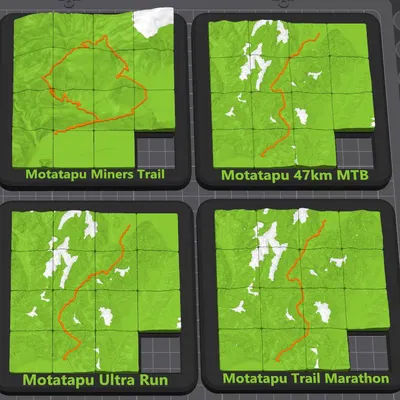 Bộ xếp hình trượt Motatapu 4x4