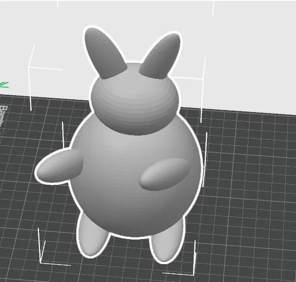 Mô hình chú thỏ trang trí 3D dễ thương - In 3D nhanh chóng - Image 1