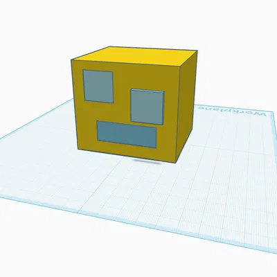 Mô hình 3D Geometry Dash vui nhộn trang trí bàn làm việc