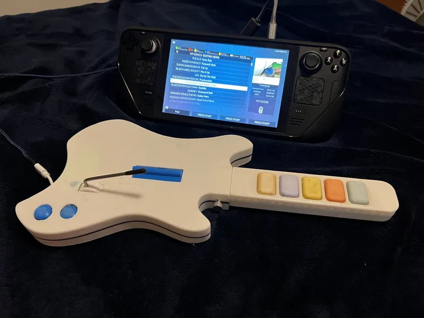 WhamCaster - Thân đàn Mini cho controller Clone Hero/Guitar Hero có cần nhún - Image 1