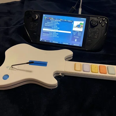 WhamCaster - Thân đàn Mini cho controller Clone Hero/Guitar Hero có cần nhún