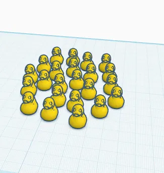 Bộ sưu tập 21 chú vịt nhỏ dễ thương trang trí bàn làm việc - Image 1