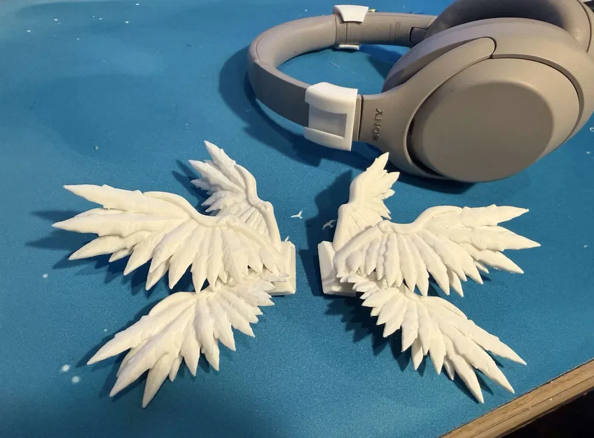 Phụ kiện Cánh thiên thần gắn tai nghe (Angel Wings Headphones Clip) - Image 2