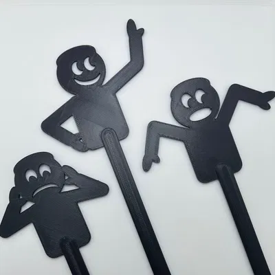 Mô hình con rối bóng hình người (Shadow Puppet Person)