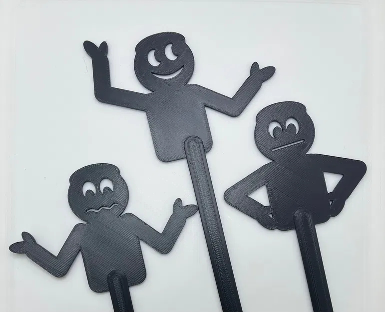 Mô hình con rối bóng hình người (Shadow Puppet Person) - Image 2