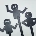 Mô hình con rối bóng hình người (Shadow Puppet Person) - Thumbnail 2