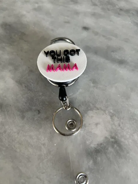 Phụ kiện thẻ tên 3D YOU GOT THIS MAMA cho y tá khoa sản - Image 1