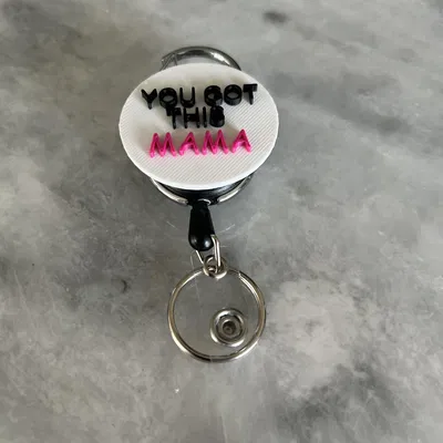 Phụ kiện thẻ tên 3D YOU GOT THIS MAMA cho y tá khoa sản