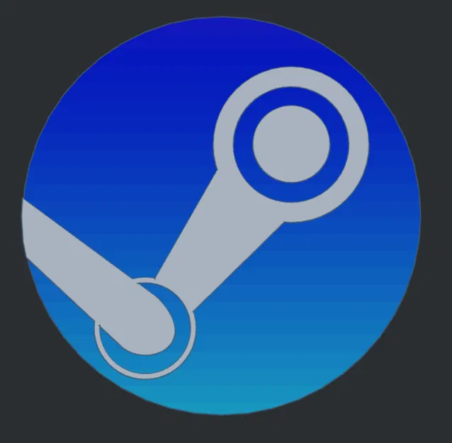 Mô hình logo Steam in 3D trang trí góc máy cho game thủ - Image 2