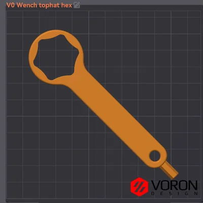 Cờ-lê đa năng 2 trong 1 cho Voron V0 và Tophat Hex Tool