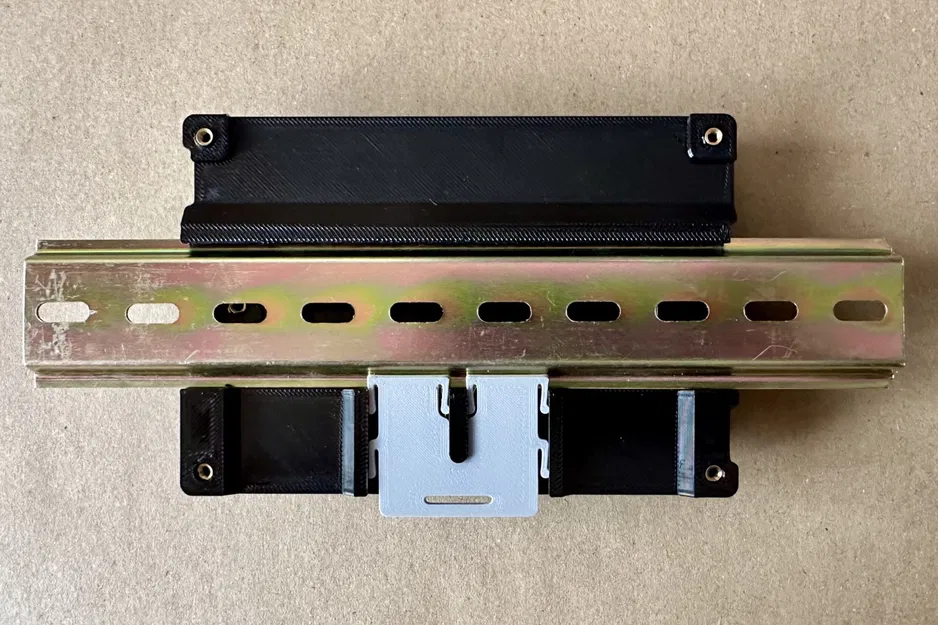 Ngàm gắn thanh ray DIN cho bộ điều khiển CNC 6x FluidNC - Image 2