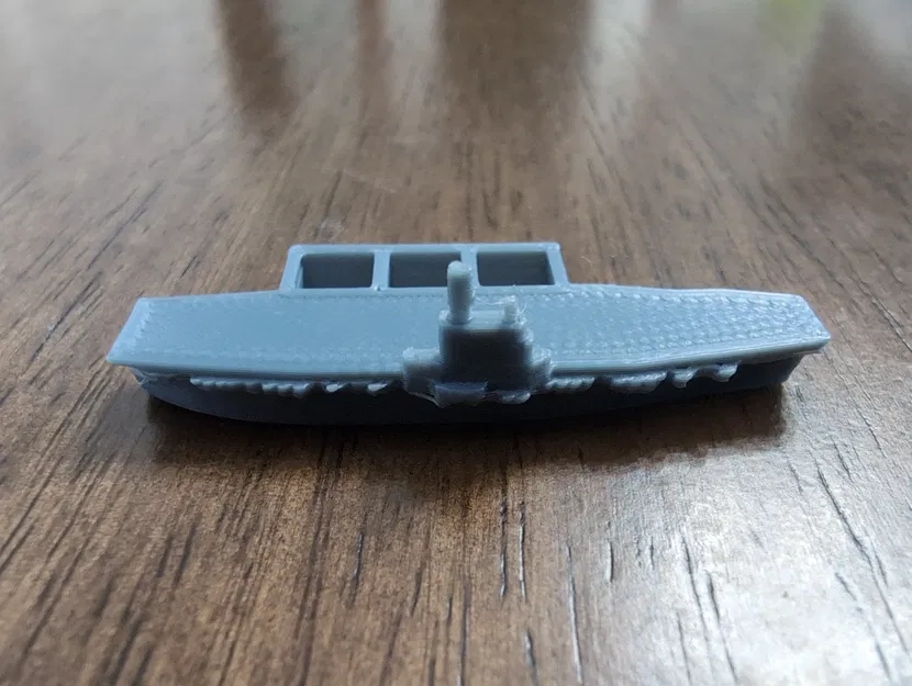 Mô hình tàu sân bay in 3D cho trò chơi Memoir 44 có kèm bộ đếm máu - Image 1