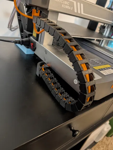 Giá đỡ xích dẫn cáp Anycubic Kobra 3 (kèm đế nâng 10mm) - Image 1