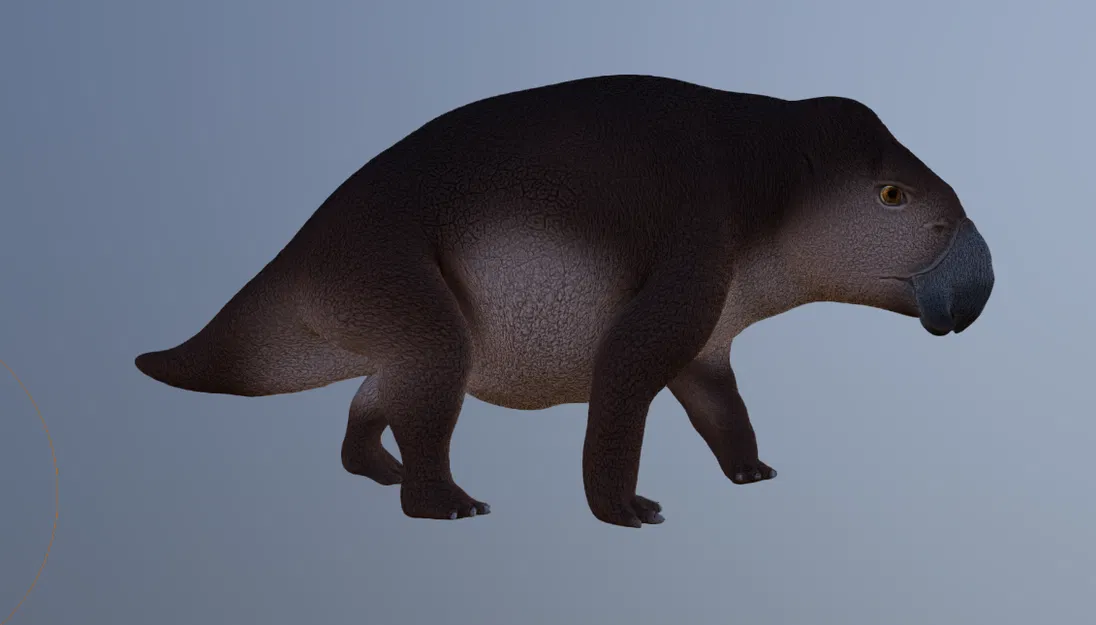 Mô hình 3D Placerias: Tái tạo động vật cổ đại siêu thực - Image 3