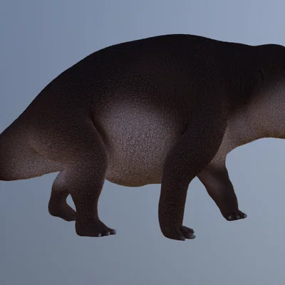 Mô hình 3D Placerias: Tái tạo động vật cổ đại siêu thực