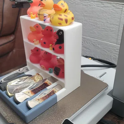 Kệ trưng bày dao kèm giá đỡ