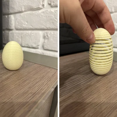 Springy Egg – Trứng Xoắn Lò Xo PLA – Đồ Chơi Xả Stress & Fidget
