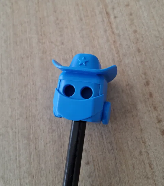 Mô hình gắn bút chì Robot Otto Cowboy 3D độc đáo - Image 1