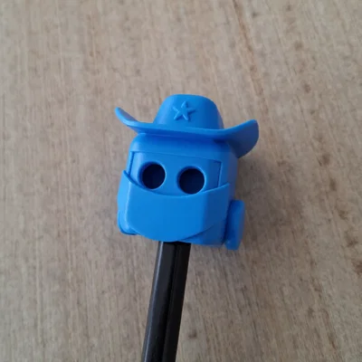 Mô hình gắn bút chì Robot Otto Cowboy 3D độc đáo
