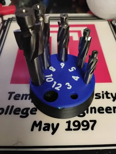 Khay đựng mũi khoét chìm (counterbore) cơ khí 3mm - 12mm - Image 1