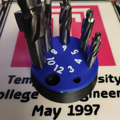 Khay đựng mũi khoét chìm (counterbore) cơ khí 3mm - 12mm