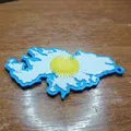 Móc khóa hình quần đảo Malvinas - Argentina - Thumbnail 1