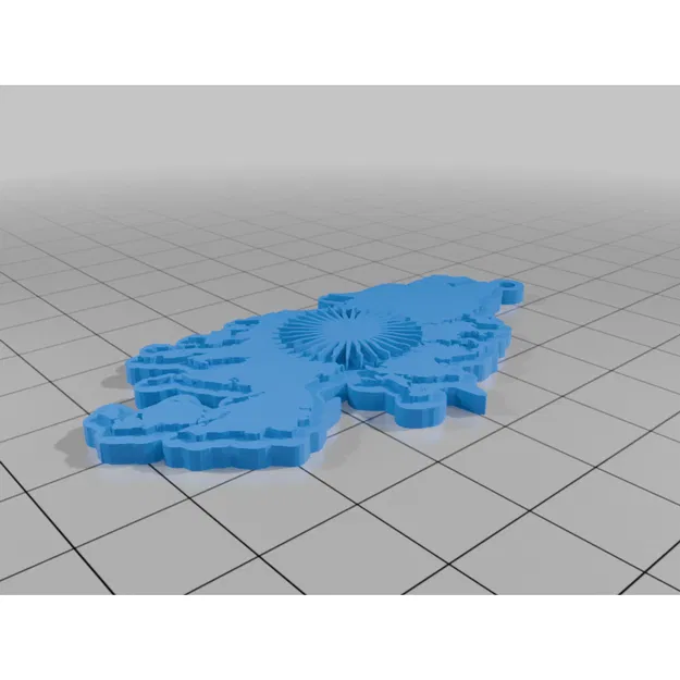 Móc khóa hình quần đảo Malvinas - Argentina - Image 4